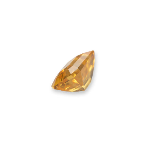 1.10ct Natural Ceylon Yellow Sapphire Emerald Cut - Back View
