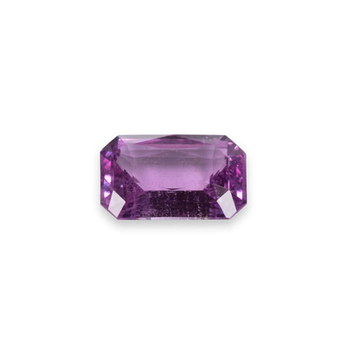 1.04ct Natural Ceylon Pink Sapphire Rectangle Cut Unheated - Loose Gemstone