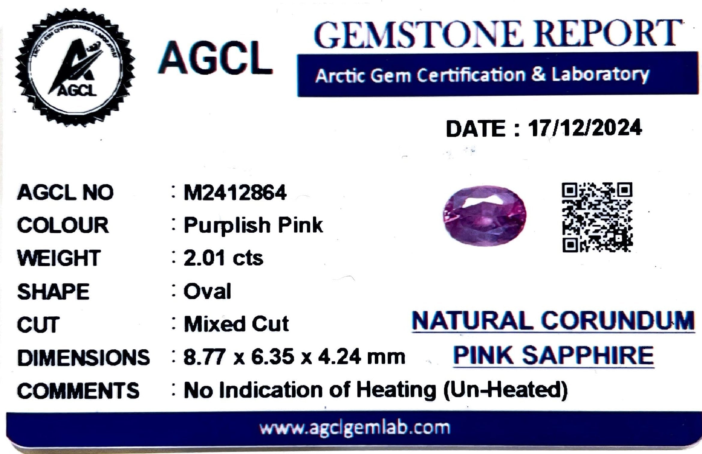 2.01 Purple Pink Sapphire