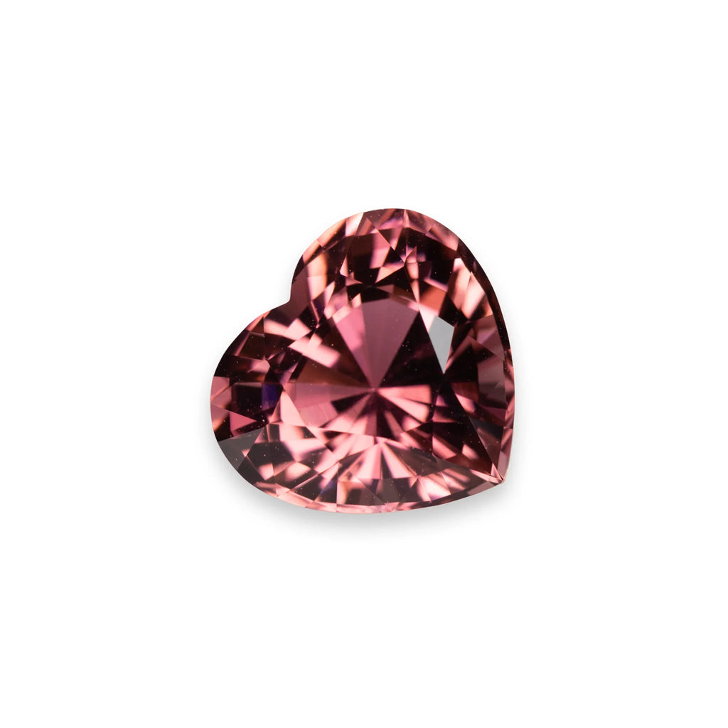 5.28ct Natural Ceylon Pink Tourmaline - Heart Cut - Certified - Loose Gemstones - My Precious Gems