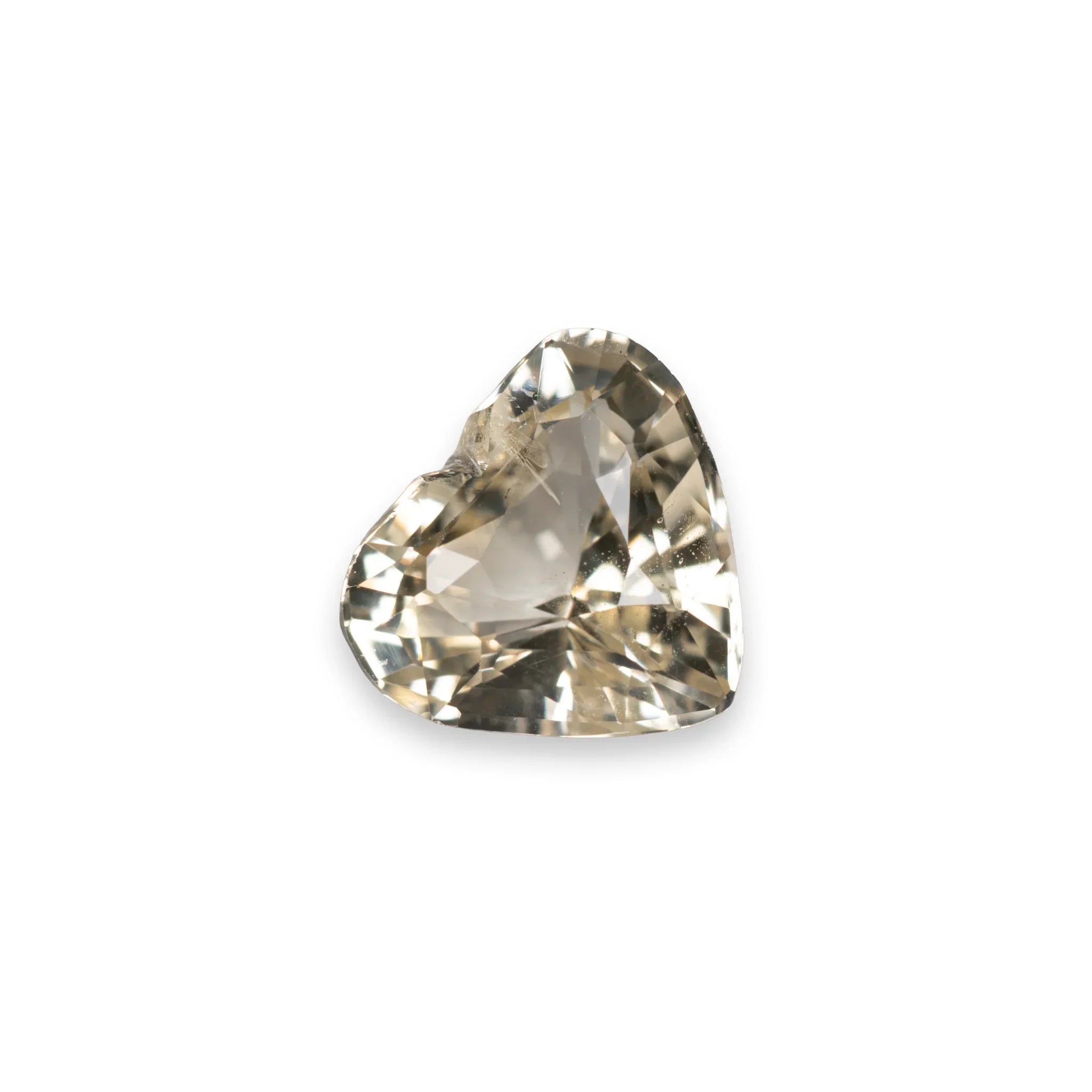 3.17ct Natural Ceylon Yellow Sapphire - Heart Cut - Unheated & Certified - Loose Gemstones - My Precious Gems