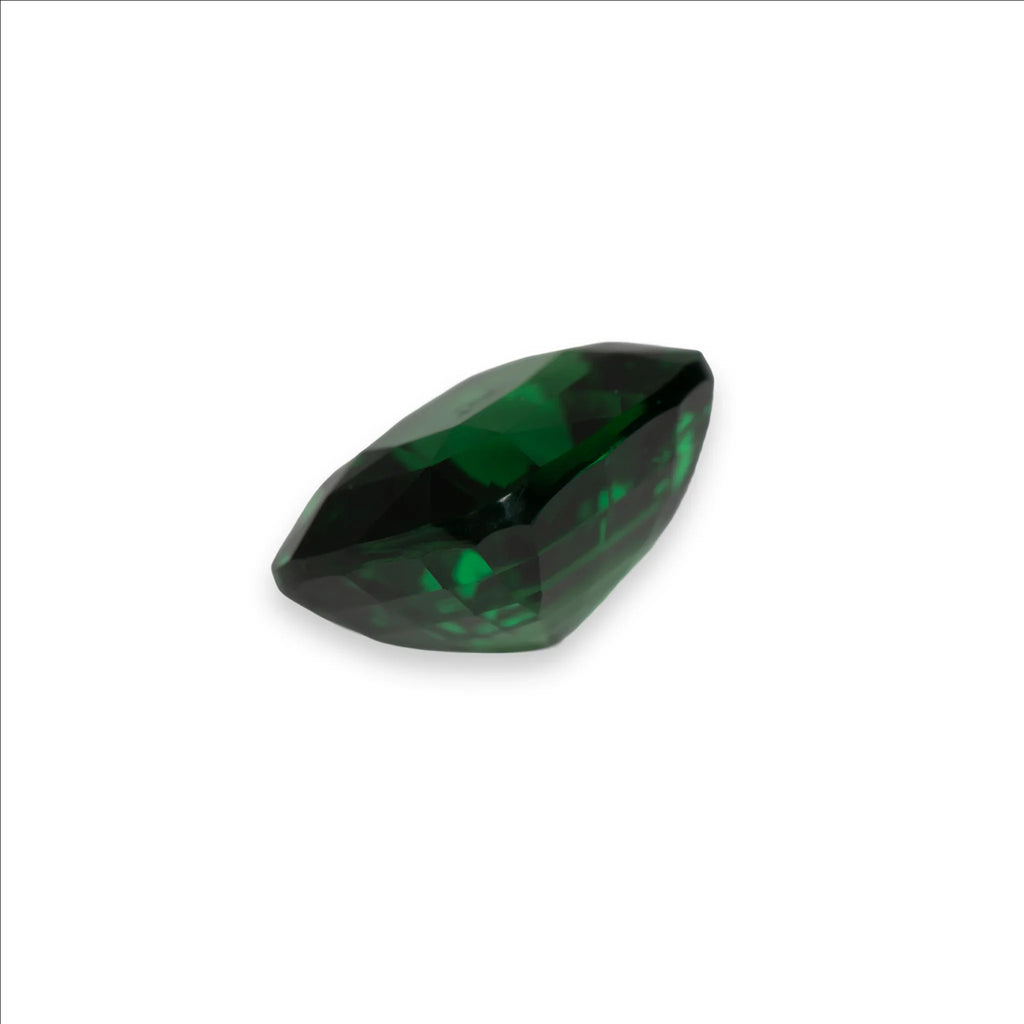3.01ct Natural Ceylon Green Tsavorite Garnet - Cushion Cut - Certified - Loose Gemstones - My Precious Gems
