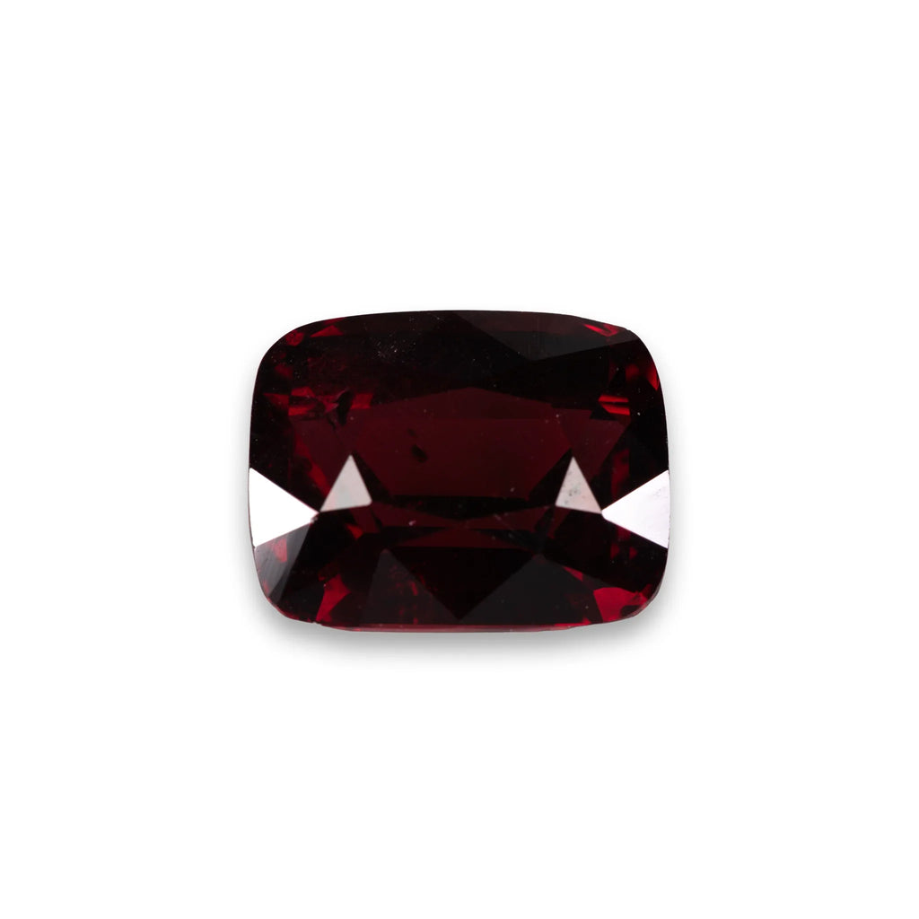 5.25ct Natural Ceylon Red Rhodolite Garnet - Cushion Cut - Certified - Loose Gemstones - My Precious Gems