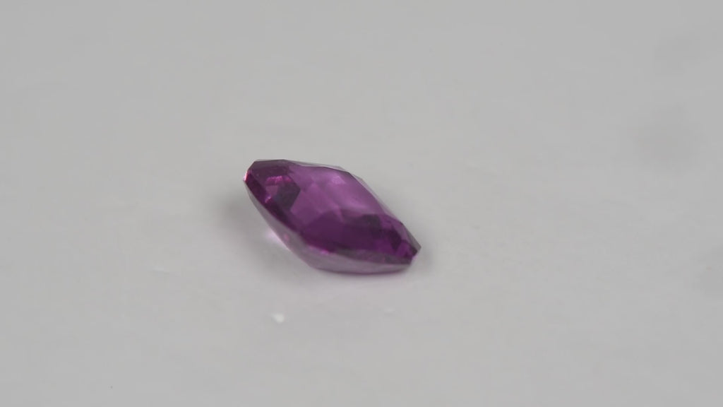 2.55ct Natural Ceylon Pink Sapphire - Radiant Cut - Unheated & Certified