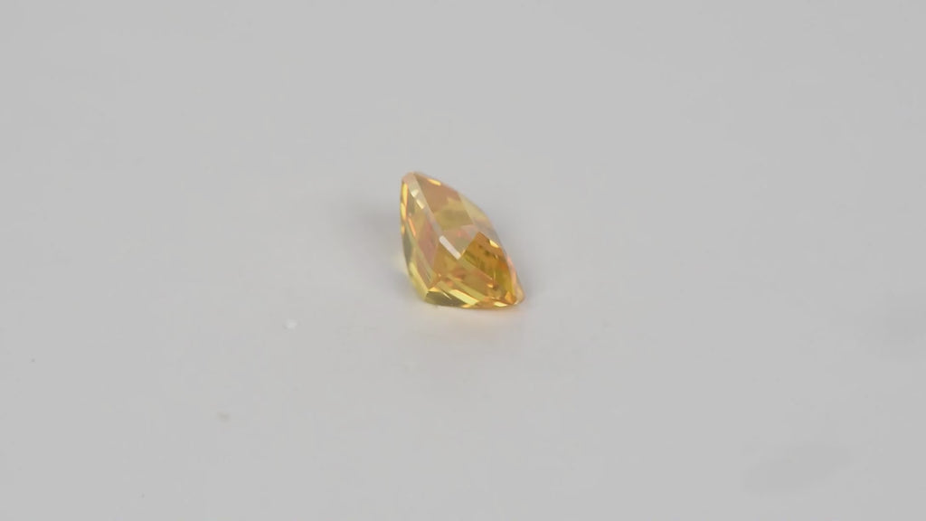 1.10ct Natural Ceylon Yellow Sapphire - Rectangle Cut - Certified
